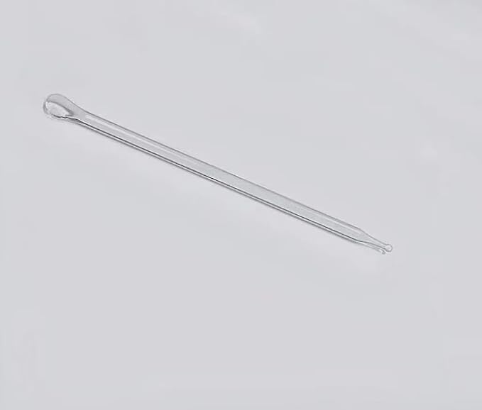 Round and Flat Glass Eye Stick & Round Tip Horizontal Handle Tweezer