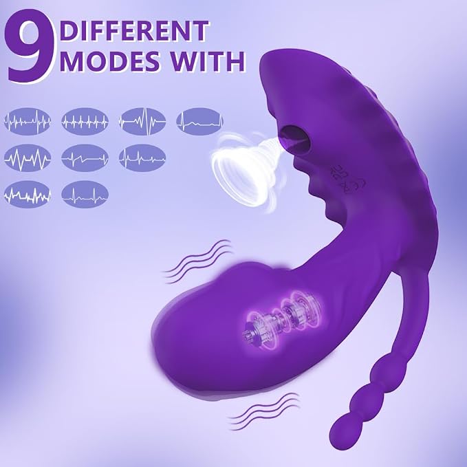 Purple Suction Vibrator