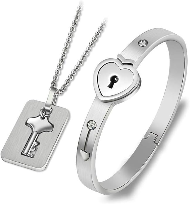 silver heart bangle