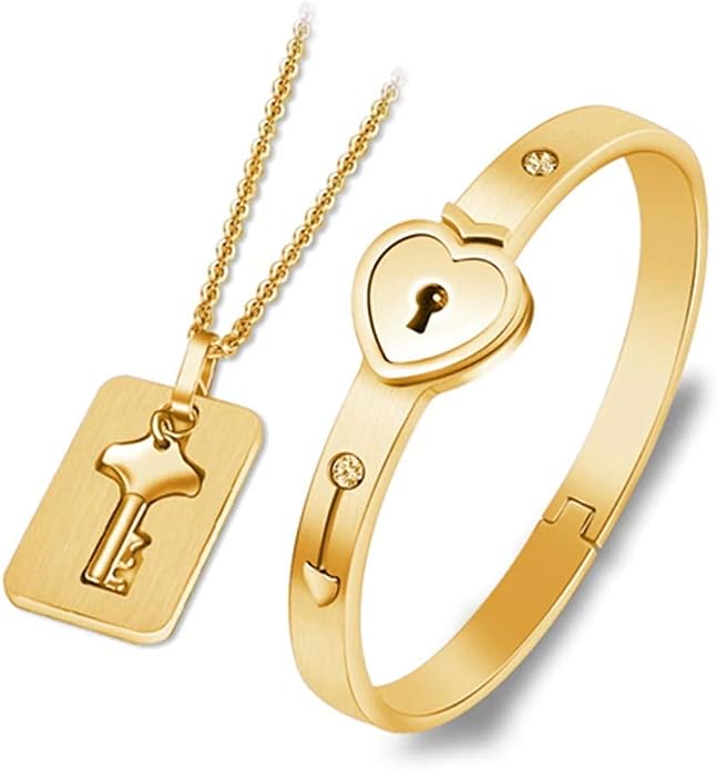 gold heart bangle