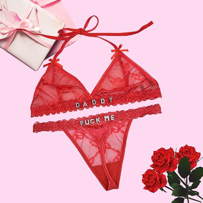 Red Bra Set XL