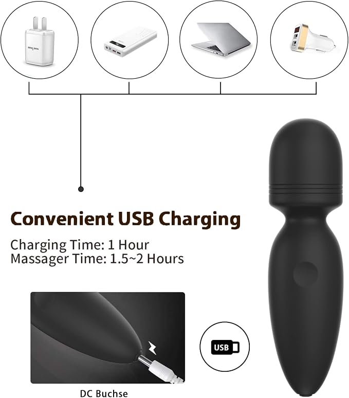 Mini Black Massager
