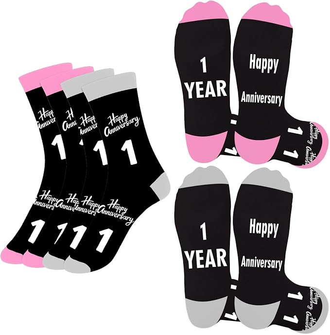 2pcs Black Grey Pink 1