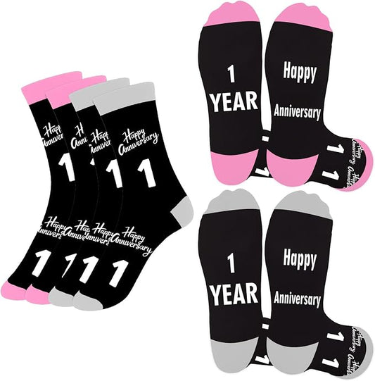 2pcs Black Grey Pink 1