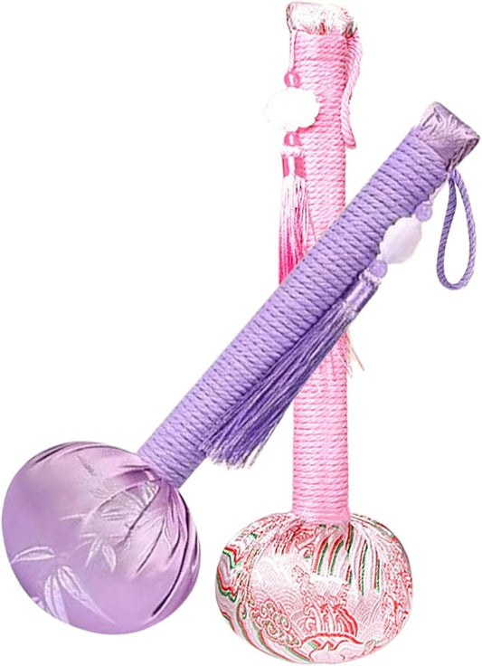 Bamboo Leaf Purple / Auspicious Cloud Pink