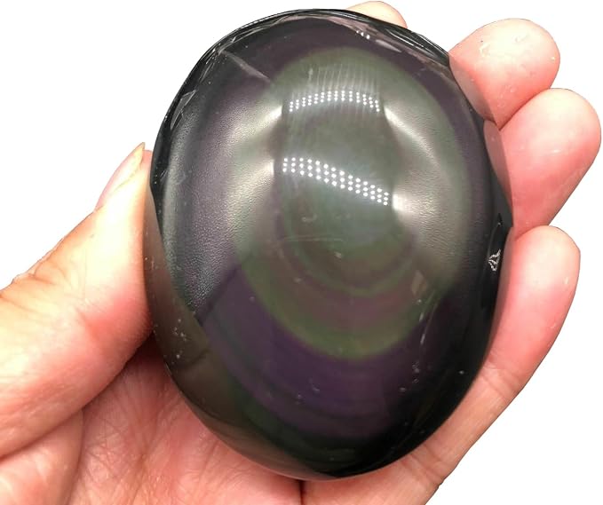 Rainbow Eye Black Obsidian