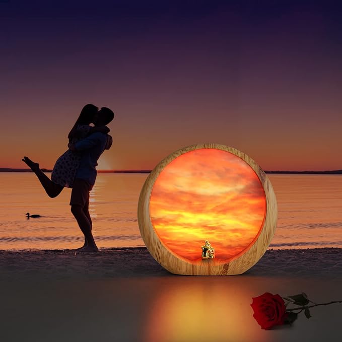Wood Grain-Red Sunset
