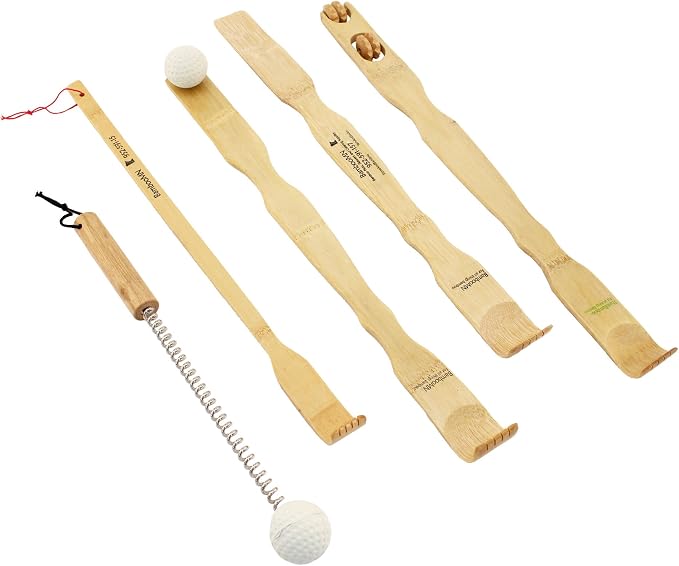 4 Pc Massager Set With Bonus