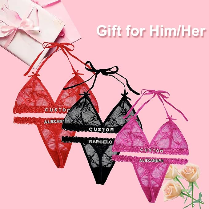 Red Bra Set XL Dad