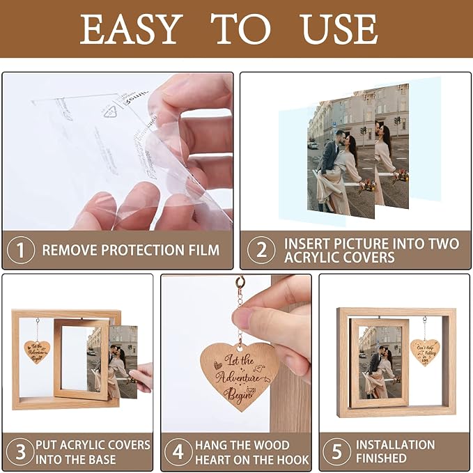 Romantic Engagement Picture Frames