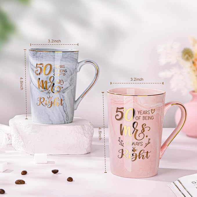 Pink, Grey - 50 Years Couple