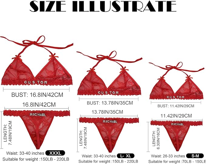 Lingerie-custom Your Name
