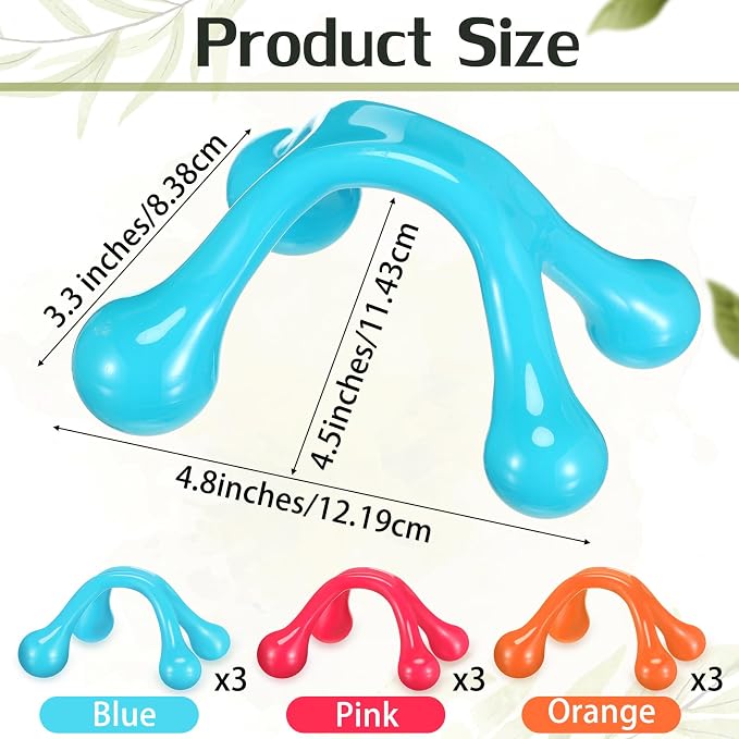 Blue, Pink, Orange