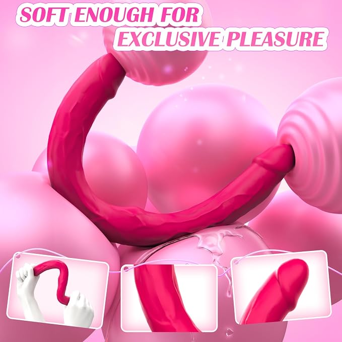 Pink-double Dildo Vibrator