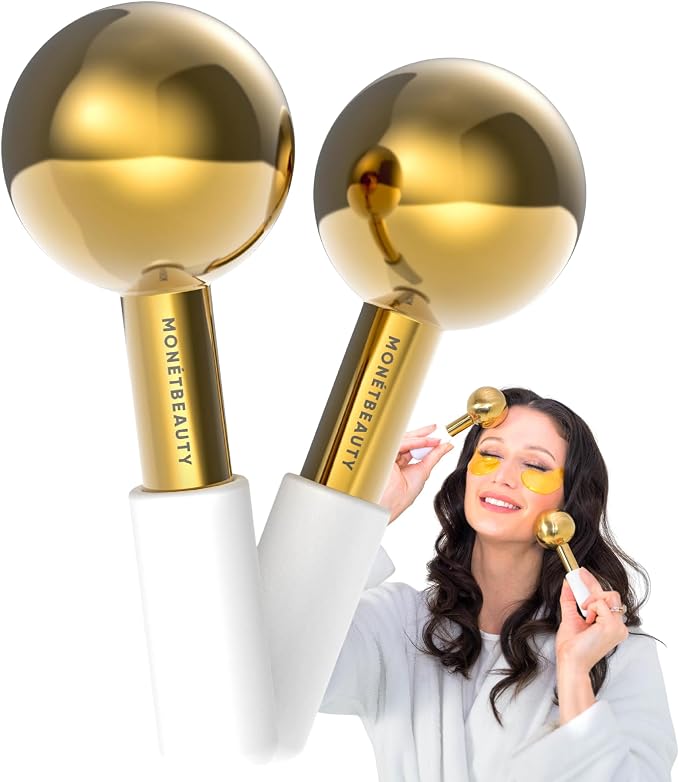 Stainless - Gold (White Handle)
