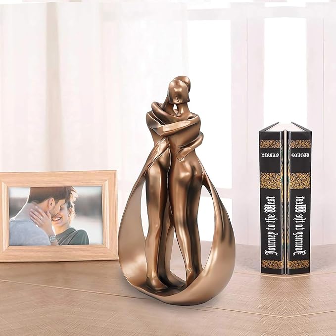4* Pinkish Bronze Painted Resin Made