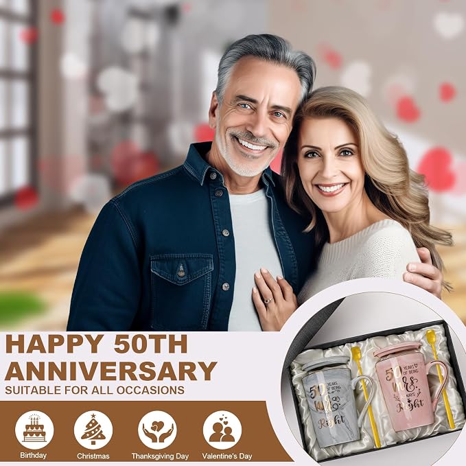 Pink, Grey - 50 Years Couple