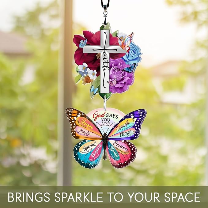04 - Cross Faith Rose Butterfly God Says