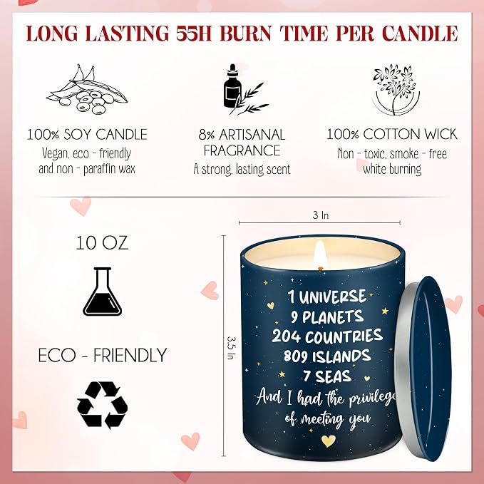 Blue Universe Candle