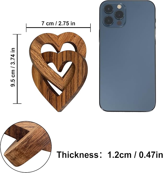 Linked Hearts (7cm)