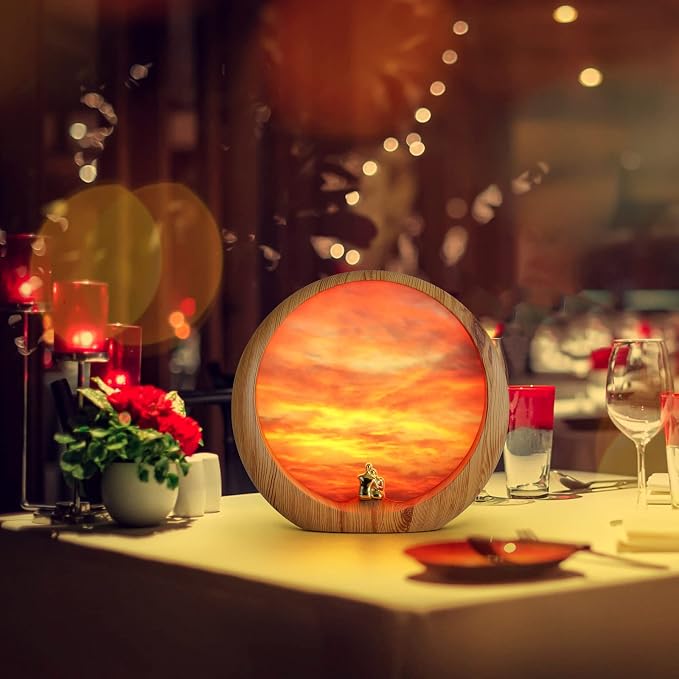 Wood Grain-Red Sunset