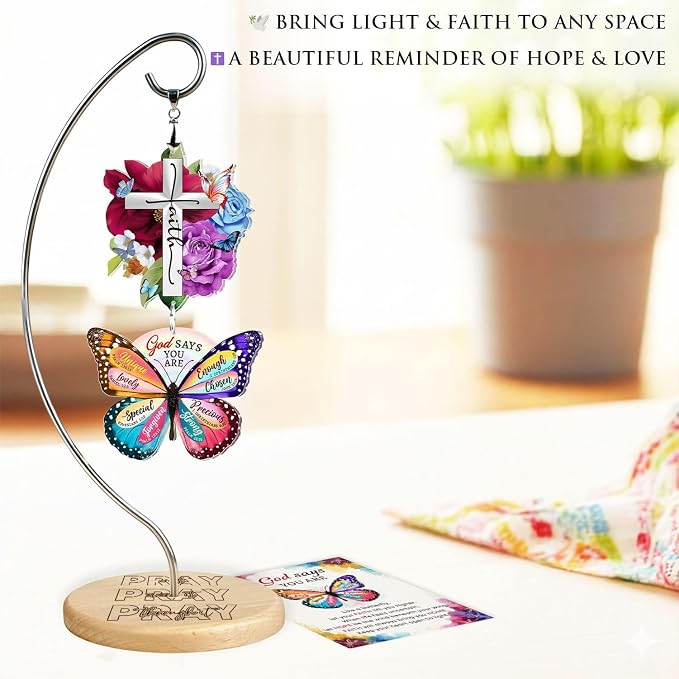 04 - Cross Faith Rose Butterfly God Says