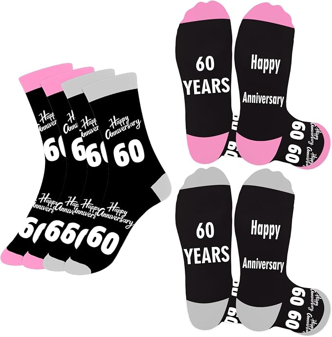 2pcs Black Grey Pink 60