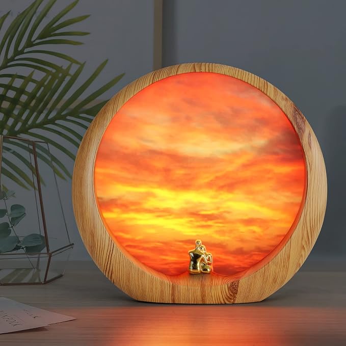 Wood Grain-Red Sunset