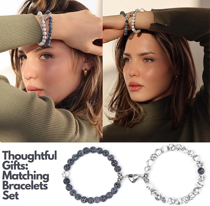 Howlite+Blue Weathered