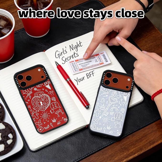 red key with silvercase