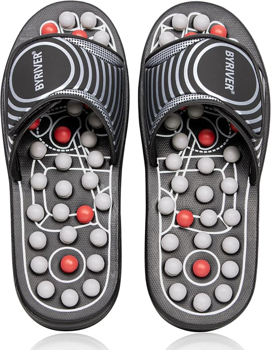 Black Spring Slippers