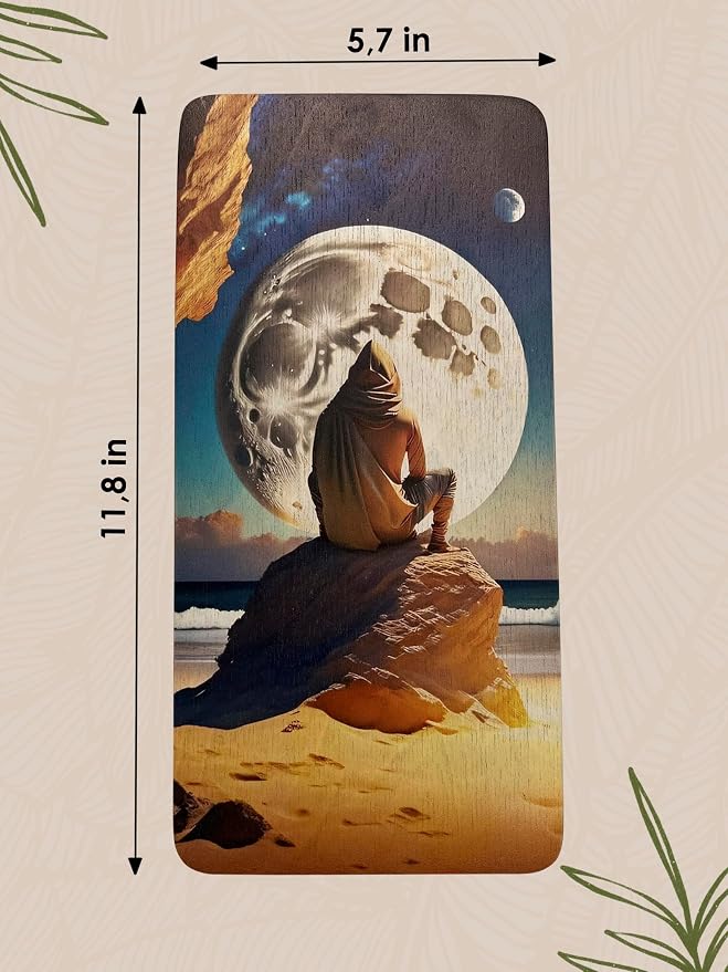 moon and man