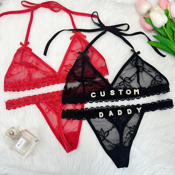 Black Bra Set Dad Xxl